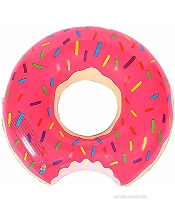 Donut Pool Float Inflatable Funny Raft Rings Swim Pool Tube Toys for Swimming Pool Party 1 Pcs-100cm