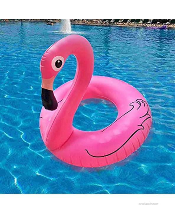 Fastwolf Flamingo Pool Float,Tubes for Floating,Inflatable Swim Party Toys Summer Beach Swimming Pool Lounge Raft Decorations Toys for Adults Kids90cm