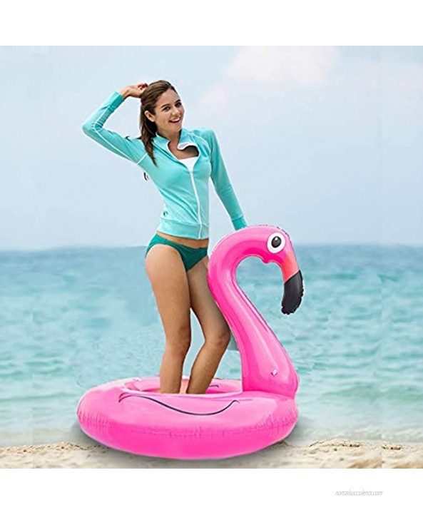 Fastwolf Flamingo Pool Float,Tubes for Floating,Inflatable Swim Party Toys Summer Beach Swimming Pool Lounge Raft Decorations Toys for Adults Kids90cm
