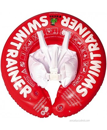 Fred's Swim Academy Toddler SwimTrainer Classic with Safety Straps Red 3 months 4 years
