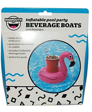 Happy Home Gifts Inflatable Flamingo Beverage Boats