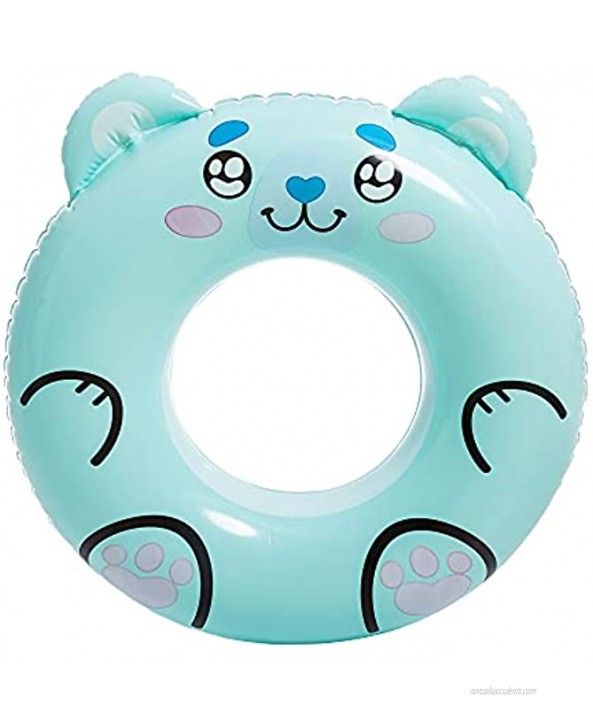 Inflatable Cute Animal Pool Floats 3 Pack,Pool Tubes,Pool Toys for Kids Swimming Pool Party Decorations,Includes Cat,Unicorn,Bear
