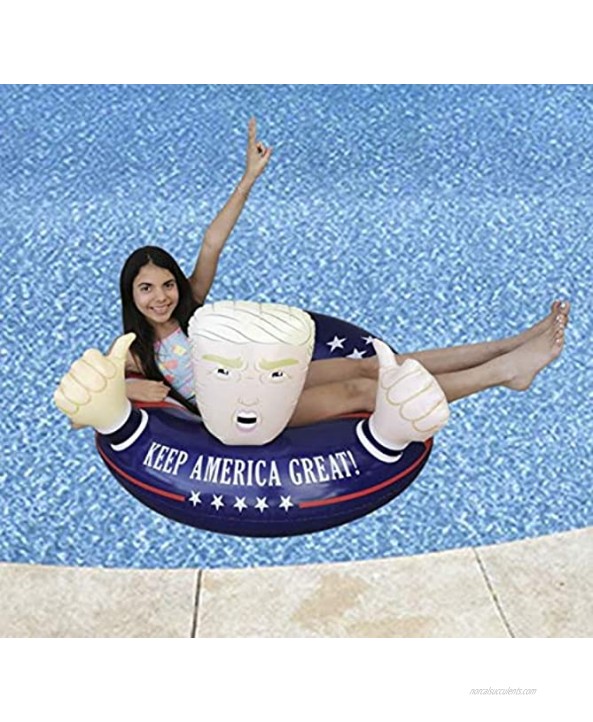 Keep America Great! Huge Hit Pool Float for Summer 2020 Re-Election Presidential Floats Inflatable Ring Swimming Tube