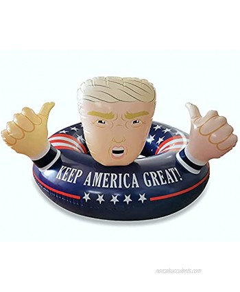 Keep America Great! Huge Hit Pool Float for Summer 2020 Re-Election Presidential Floats Inflatable Ring Swimming Tube