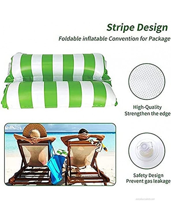 Pool Hammock Floats Water Chair Foldable Inflatable Swimming Floating Lounger for Family Adults -2 Pack