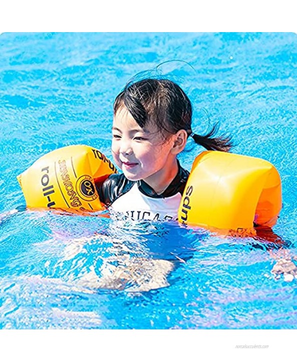 QICI 9 Pack Arm Float Rings Inflatable Sleeves,PVC Arm Floaties Inflatable Swim Arm Bands Floater Sleeves Swimming Rings