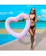 SUNSHINE-MALL Inflatable Swim Rings Heart Shaped Swimming Pool Float Loungers Tube Water Fun Beach Party Toys for Kids Adults