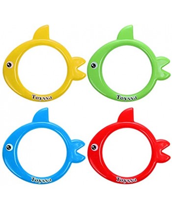 37 PCS Diving Toys Underwater Swimming Pool Toy Diving Rings Diving Sticks Diving Fish Diving Sharks Diving Seaweeds and Diving Gems Under Water Games Training Gift for Kids Boys Girls