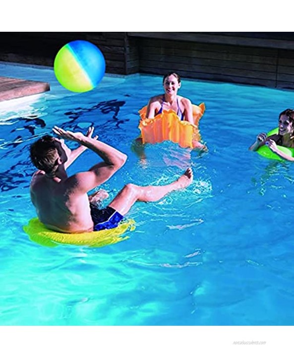 9-Inch Swimming Pool Ball Toy Underwater Games Balls Inflatable Swimming Pool Ball Under Water Passing Dribbling and Pool Games for Teens Kids Adults