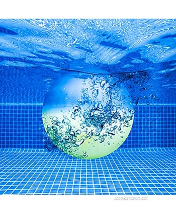 9-Inch Swimming Pool Ball Toy Underwater Games Balls Inflatable Swimming Pool Ball Under Water Passing Dribbling and Pool Games for Teens Kids Adults