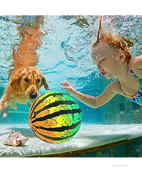 BZLife Swimming Pool Ball Ball Game for Pool Inflatable Pool Balls with Hose Adapter for Under Water Passing Buoying Dribbling Diving and Pool Games for Kids and Adults