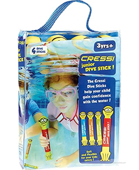 Cressi Toddlers Kids Training Toys for Swimming Pool and Play | Set of Rings and Sticks