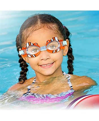 Dive Fun Kids Goggles for Swimming Sea Animals Styles Assorted Bulk 2 Pack 1172-2s