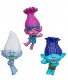 DreamWorks Trolls Soft and Flexible Dive Characters Guy Diamond,Poppy and Branch Set of 3 each 4.5 inches Tall