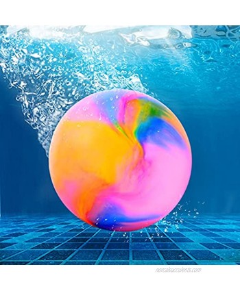 Hekaty Swimming Pool Ball for Kid Adult Underwater ball for Pool Games for Beach Pool Toys for Kid 8-12 Swimming Ball Toy 9.84'' Inflatable Ball for Pool Beach Ball with Water Adapter Water Ball Gifts