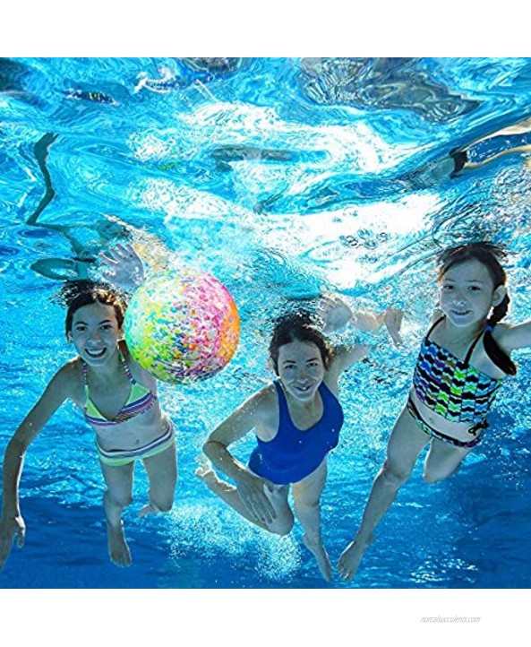 Hiboom Swimming Pool Toys Ball Underwater Game Swimming Accessories Pool Ball for Under Water Passing Dribbling Diving and Pool Games for Teens Adults Ball Fills with Water Water Color