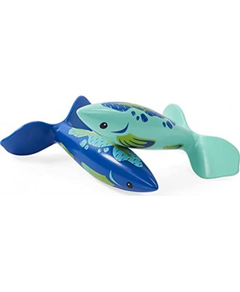 SwimWays Swirl Divers Kids Fish-Shaped Pool Dive Toys 2 Pack