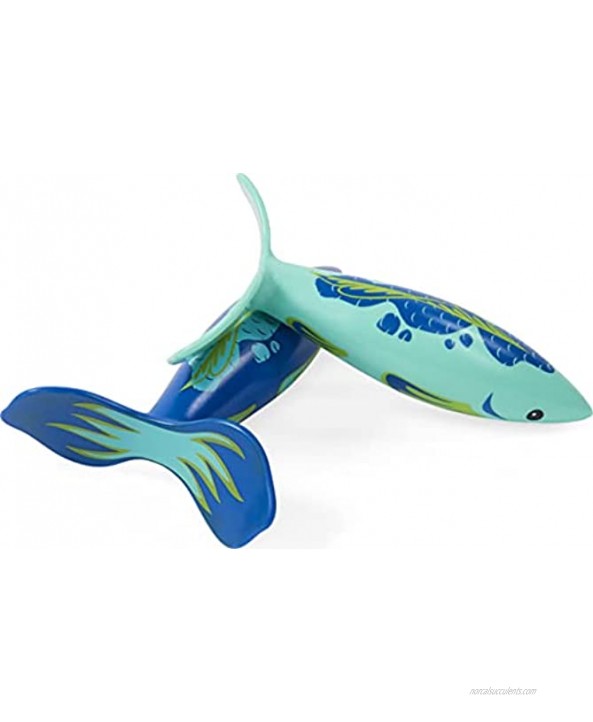 SwimWays Swirl Divers Kids Fish-Shaped Pool Dive Toys 2 Pack