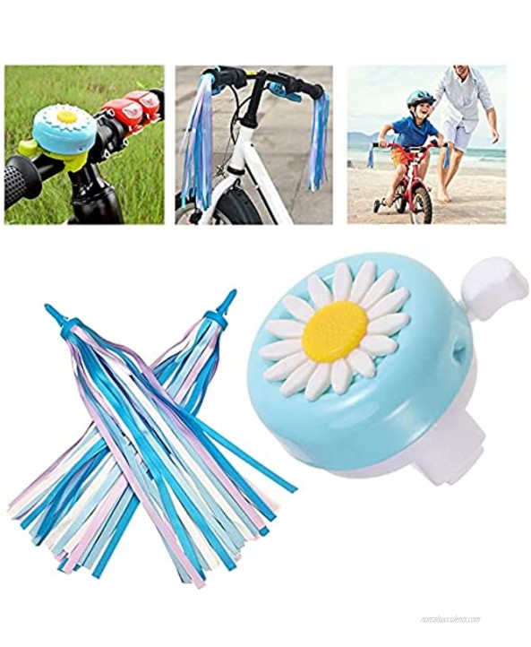 Apofly 1Pair Kids Bike Bell Bicycle Streamers Kids Bike Streamers for Children's Tassel Ribbons Children Scooter Handlebar Decorations Accessaries