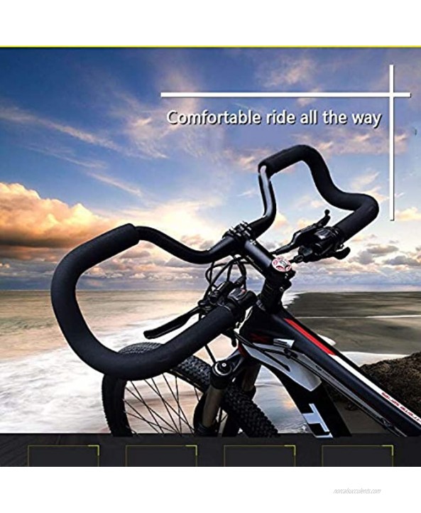 Bicycle Handlebar Road Bike Butterfly Handlebar Bicycle Bike Fixed Gear Rebuilding Aluminum 31.8620mm with Cover Color : Color 01