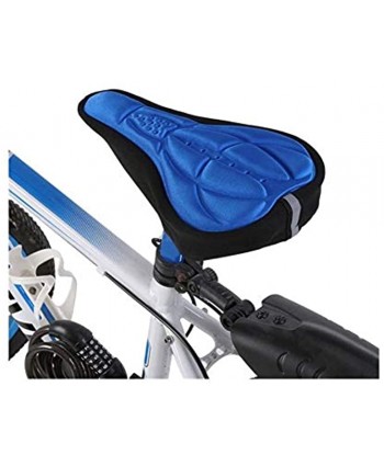 CHXW Bicycle Silicon Gels Saddle Cover Mat Comfortable Cushion Seat Cover Bike Part Color : Red