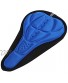 CHXW Solid Bike Seat Cushion Soft Seat Cycling Seat Mat Comfortable Bicycle Parts Color : Blue