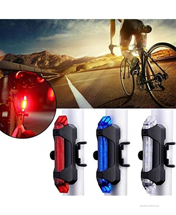 grocery store Heyingying525135 Bicycle Light Waterproof Rear Tail Rechargeable Safety Warning Light Energy Saving Carry Color : Red