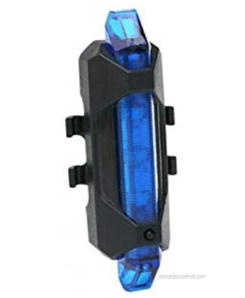 grocery store Heyingying525135 Bicycle Light Waterproof Rear Tail Rechargeable Safety Warning Light Energy Saving Carry  Color : Blue