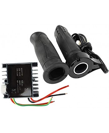 Tomantery Electric Bike Brushed Controller Protect The Inner Circuit Brushed Controller Avoid Thermal Overloading Lightweight Sensitive Control for Tricycle Etc