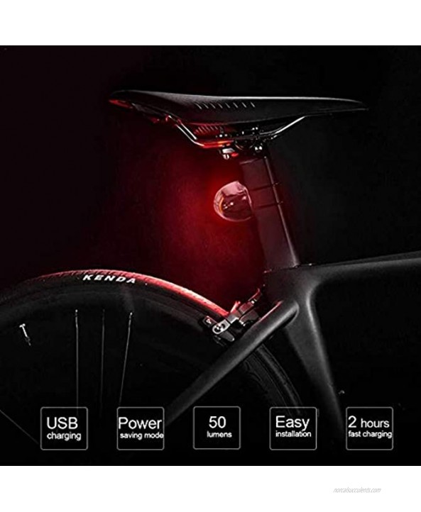 XUXUWA Bicycle Accessories 2-in-1 Bicycle Bike Turn Signal Bicycle Light Battery USB Rechargeable Bicycle Taillight Remote Control Riding Light Black