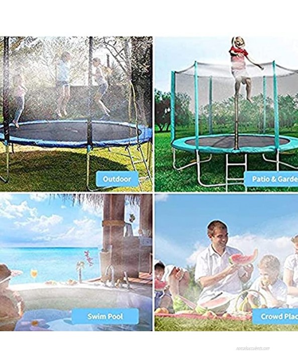 AngyangguoJi Outdoor Trampoline Water Sprinkler for Kids Trampoline Accessories Sprinkler 26ft Long for Water Play Games Summer Fun in Yards