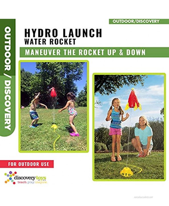 Discovery Toys Hydro Launch Water Rocket Outdoor Sprinkler Toy | Kid-Powered Learning | STEM Educational Toy Learning & Childhood Development 5 Years and Up