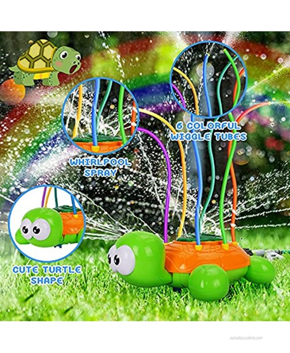 Kids Sprinklers for Yard,Water Sprinklers For Kids Outdoor Play Backyard,Water Toys for Toddlers Kids 1-3 4-8 8-12,Boy Girl Children Sprinklers for Water Games Summer Fun Play Outside Activities Lawn