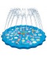 Obuby Sprinkler & Splash Play Mat for Kids Splash Pad for Wading and Learning 60" Children Outdoor Water Sprinkler Toys from A to Z Outdoor Swimming Pool for Babies Toddlers and Boys Girls