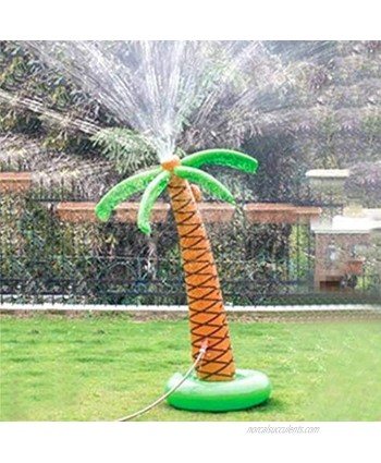Soyoekbt Inflatable Palm Tree Yard Sprinkler Toy,Kids Spray Water Toy Outdoor Party 61" Palm Tree for Backyard