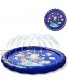 Splash Pad for Kids Sprinkler for Baby 68'' Big Blue Astronaut Wading Pool for Kids Inflatable Outside Splash Play Mat Toys for Boys Girls Summer Outdoor Water Fountain for Toddlers