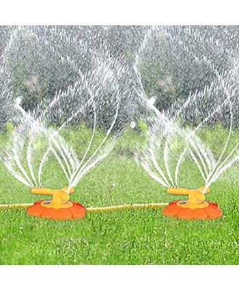 Sprinkler for Kids Water Sprinklers for Yard with Roating Spray Nozzles Large Area Outdoor Outside Toys for Kids Ages 2-4 4-8 8-12 Summer Water Toy for Boys Girls Toddlers Backyard Lawn Yard Games