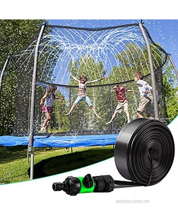 Trampoline Sprinkler for Kids Outdoor Trampoline Water Sprinkler for Kids and Adults Trampoline Accessories Sprinkler 39ft Long for Water Play Games and Summer Fun in Yards