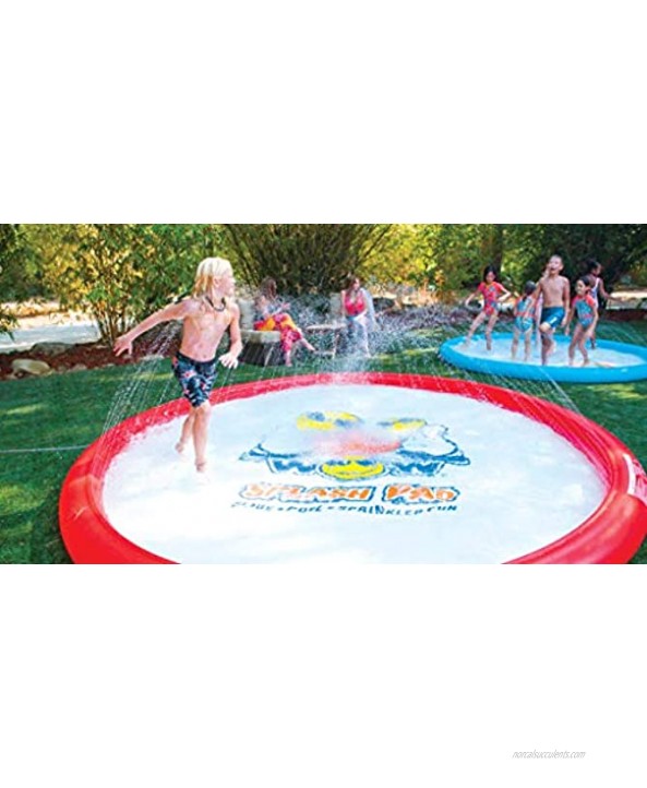 WOW Sports Giant Super Splash Pad Inflatable Splash Pad with Sprinkler