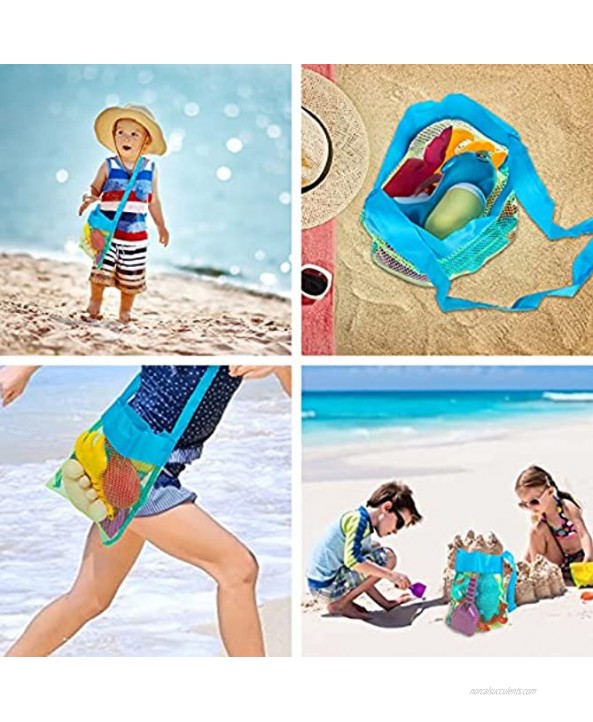 Beach Toys for Kids, Sand Toys Set with Animals Sand Molds, Toy Water Gun, Tools, Sand Buckets and Shovels for Kids Toddlers Outdoor Indoor Travel Sandbox Toys Gifts Bonus Mesh Bag