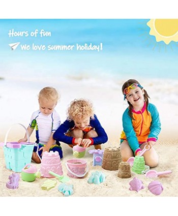 Beach Toys Kids Sand Toy Set,33 PCS Including Beach Bucket Water Wheel Watering Can Shovel Rake Sea Animal Molds and Storage Bag Eco-Friendly Sandbox for Toddlers Kids Outdoor Toys