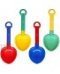 Holady 10''Sand Shovels,Multi-Color Sand Scoop Plastic Shovels,Beach Shovels for Boys and Girl- 4 Pack