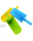HONGDE Sand Scoop Plastic Shovels for Kids Blue Green & Yellow Complete Gift Set Party Bundle 3Pack8.86×3.1in