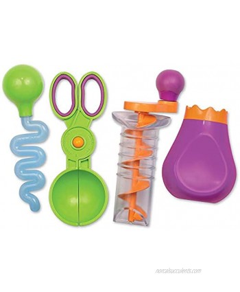 Learning Resources Sand & Water Fine Motor Set Scissor Skills Construction Toy Sensory Toy Toys for Sensory Bin 4 Pieces Ages 3+