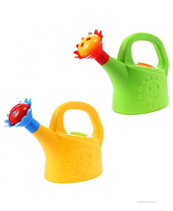 TOYANDONA 2PCS Watering Can Toys Interesting Plastic Watering Can Toy Early Educational Toys Play House Watering Can Toy for Children Random Color