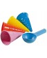 TOYANDONA 5pcs Beach Toys Plastic Ice Cream Cones Scoop Kids Seaside Play Sand Toys for Children Toddlers Random Color