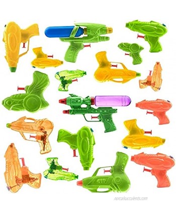 18 Piece Water Guns Pool Water Shooters and Water Blasters Combo Set of Water Squirt Toy