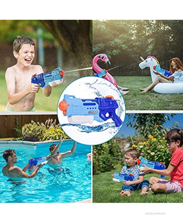 2 Pack Water Gun for Kids Adults 900CC Super Blaster Water Soaker Beach Swimming Pool Water Party Squirt-Guns Outdoor Game Gift