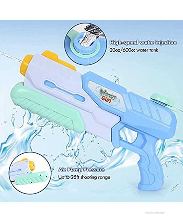 4 Pack Super Water Gun for Kids Adults Exercise N Play High Capacity Water Soaker Blaster Squirt Toy for Water Fighting Pool Beach Sand Swimming Party