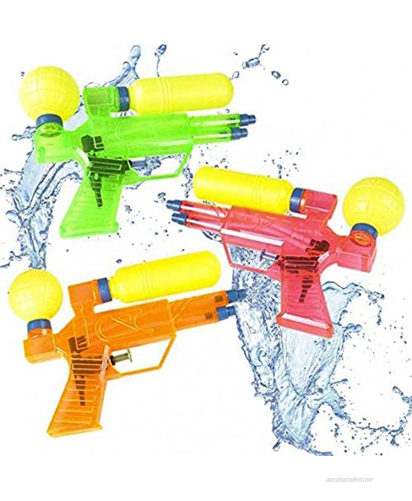 ArtCreativity Double Barreled Water Squirters Pack of 6 Assorted Colors Water Squirt Toy Guns for Swimming Pool Beach and Outdoor Summer Fun Cool Birthday Party Favors for Boys and Girls